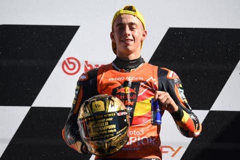  Pedro Acosta se proclama campeón del mundo de Moto3 tras ganar en Algarve