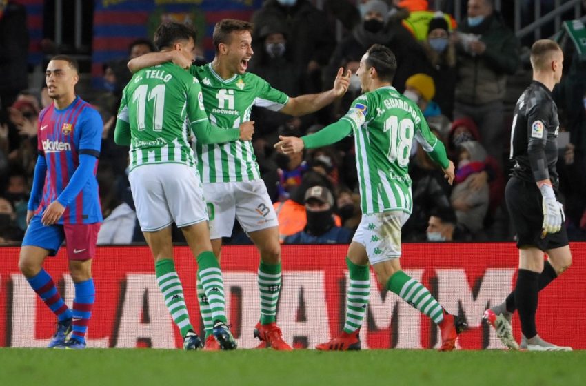  El Betis vence 1-0 al Barcelona en La Liga