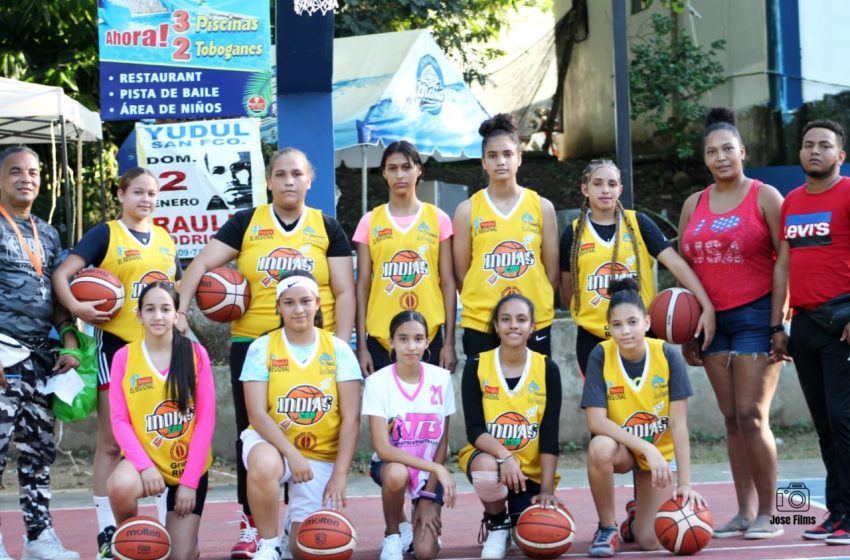  Indias club San Vicente instalan academia baloncesto femenino Distrito Municipal de Jaya