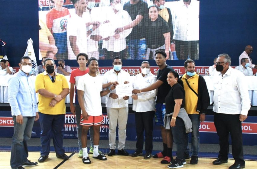  Provincia Duarte conquista basket 3 x 3 primer festival Deportivo navideño ministerio de deportes