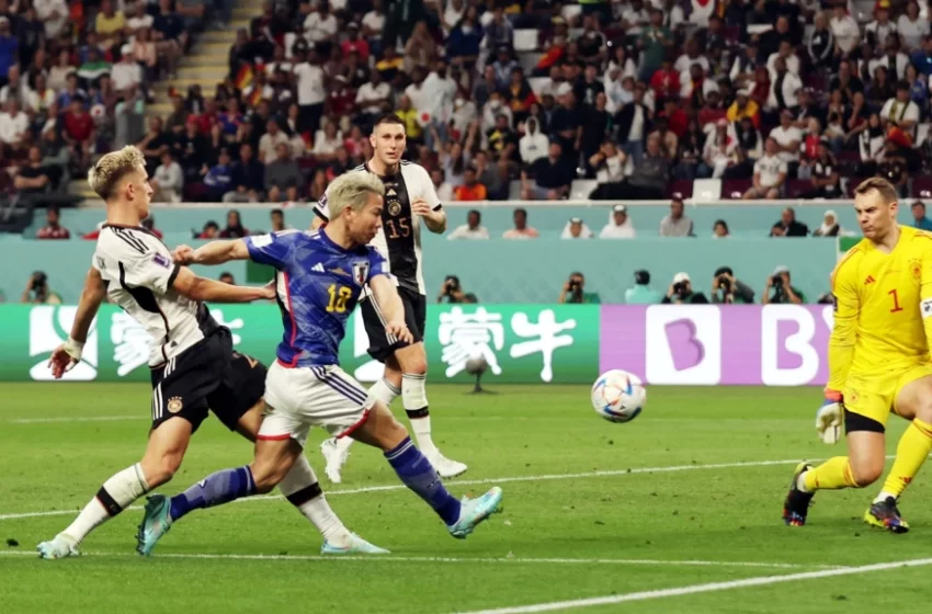  Japón sorprende a Alemania con dos goles en el final y se impone 2-1