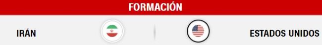  Estados Unidos, obligado a ganar ante Irán: estas son las formaciones