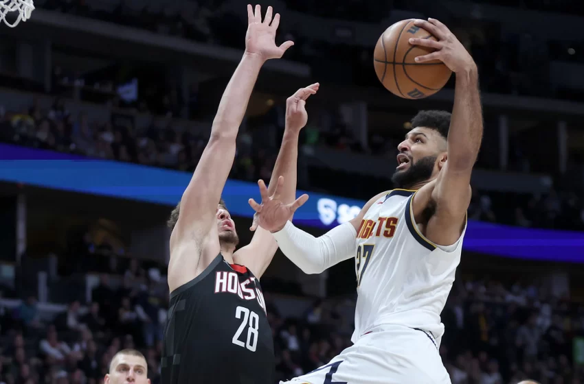  Murray, Jokić guían a los Nuggets a la victoria 120-100 sobre los Rockets