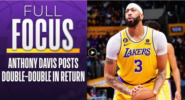  Anthony Davis regresa de 20 juegos de ausencia, Hachimura hace el debut de los Lakers