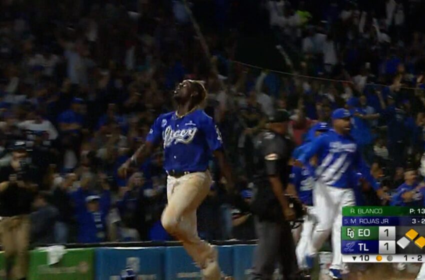  Licey captura su corona número 23 con hit de oro de Rojas Jr.