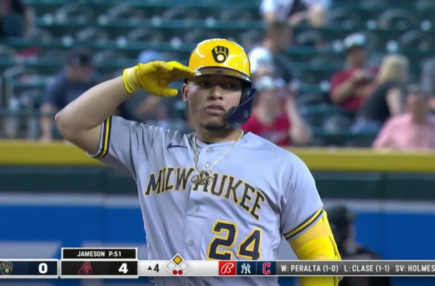  William Contreras ya causa una excelente impresión en Milwaukee