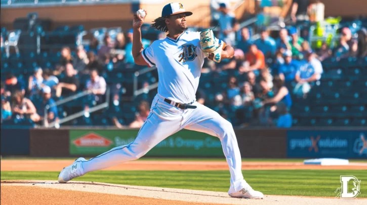  Rodríguez es el primer jugador de los Durham Bulls en recibir un honor semanal desde la campaña 2021