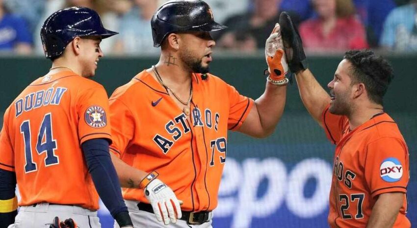  Abreu, Altuve y Alvarez sobresalen en la victoria de los Astros sobre los Vigilantes