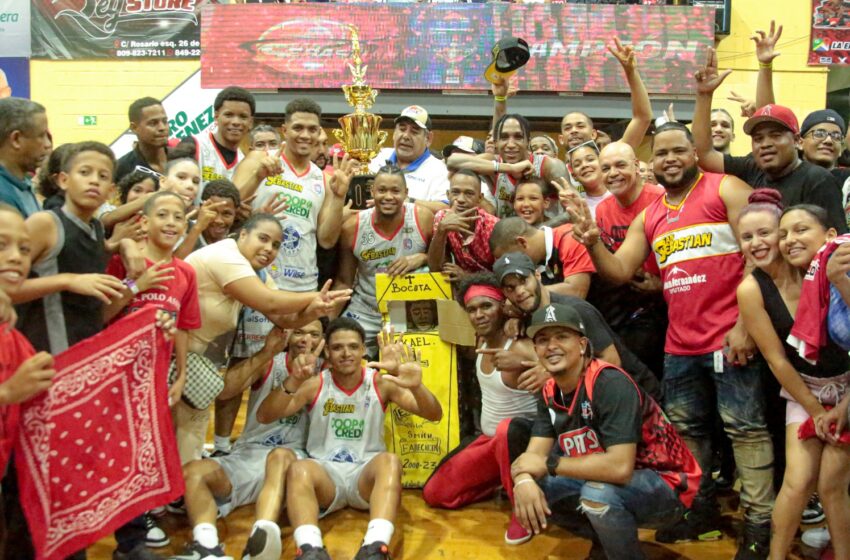  San Sebastián se corona campeón del Baloncesto de Moca