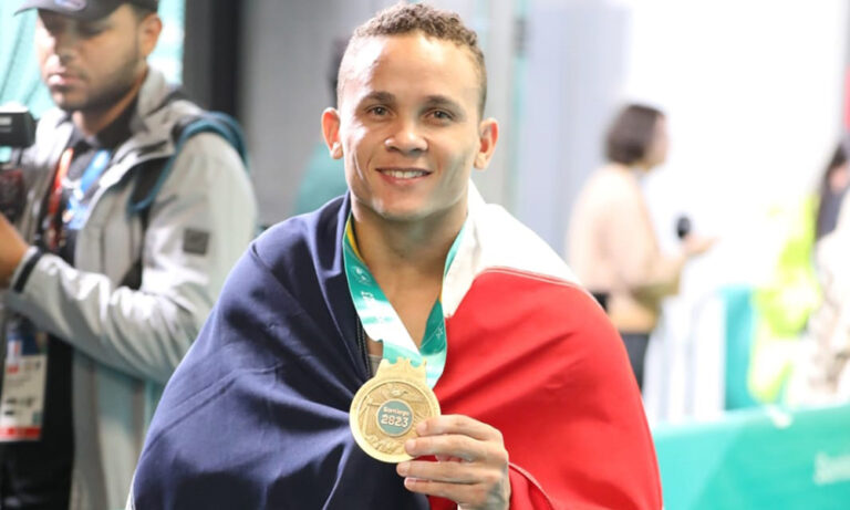  Audrys Nin, grandioso, gana oro, el tercero de República Dominicana en los Panamericanos