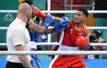  Yúnior Alcántara asegura plata en boxeo en los Panamericanos