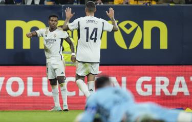  Rodrygo brilla con un doblete en goleada del Real Madrid ante Cádiz