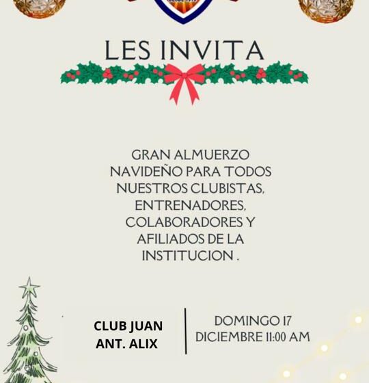  ABASACA hará este domingo su encuentro Navideño en el Club Juan Antonio Alix